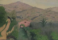 Paysage des environs de Pérouse (panneaux aluminium)