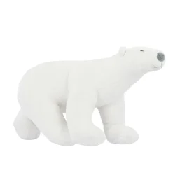 Peluche Ours blanc Pompon - Grand Modèle