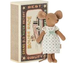 Online Peluche souris boîte d'allumettes - blanche Peluches