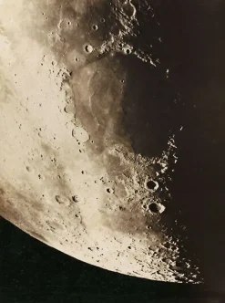 Outlet Photographie lunaire, Corne Nord, 27 mars 1890, Observatoire de Paris (toiles sur châssis) Toiles Sur Châssis|Affiches D'Art