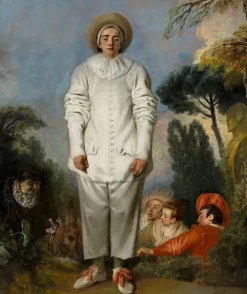 Pierrot, dit autrefois le Gilles (toiles encadrées)
