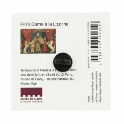 Pin's Dame à la licorne - Musée de Cluny