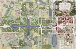 Plan de Versailles, du petit parc et de ses dépendances (affiches d'art)