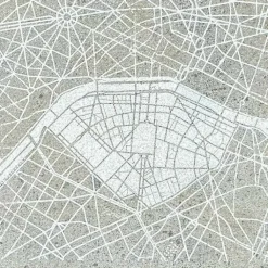 Best Plaque de zinc Focus Paris 7e arrondissement - Toit de Paris - 12 x 12 cm Design|Art De La Maison