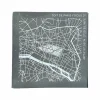 Best Plaque de zinc Focus Paris 2e arrondissement - Toit de Paris - 12 x 12 cm Design|Art De La Maison