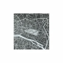Best Plaque de zinc Focus Paris 2e arrondissement - Toit de Paris - 12 x 12 cm Design|Art De La Maison