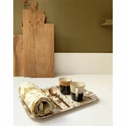 Sale Plateau Herbier du Roi - Bronze - 20 x 27cm Art De La Table