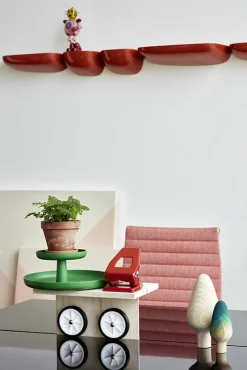 Plateau à étages Rotary tray Jasper Morrison - Rouge coquelicot - Vitra