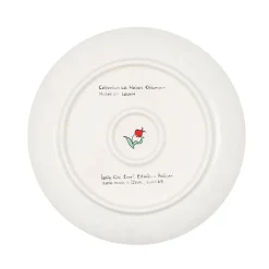 Plat en céramique Fleur Rouge /turquoise - Ø 30cm - La maison Ottomane