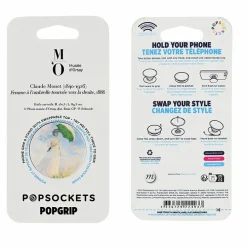 Poignée/support pour téléphone Claude Monet - Femme à l'ombrelle tournée vers la droite - PopSockets