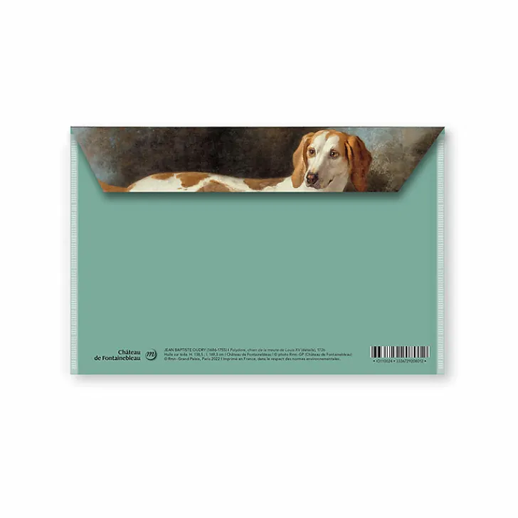 Discount Porte-documents avec bouton pression Jean-Baptiste Oudry - Polydore, chien de la meute de Louis XV, 1726 Chemises Et Sous-Chemises