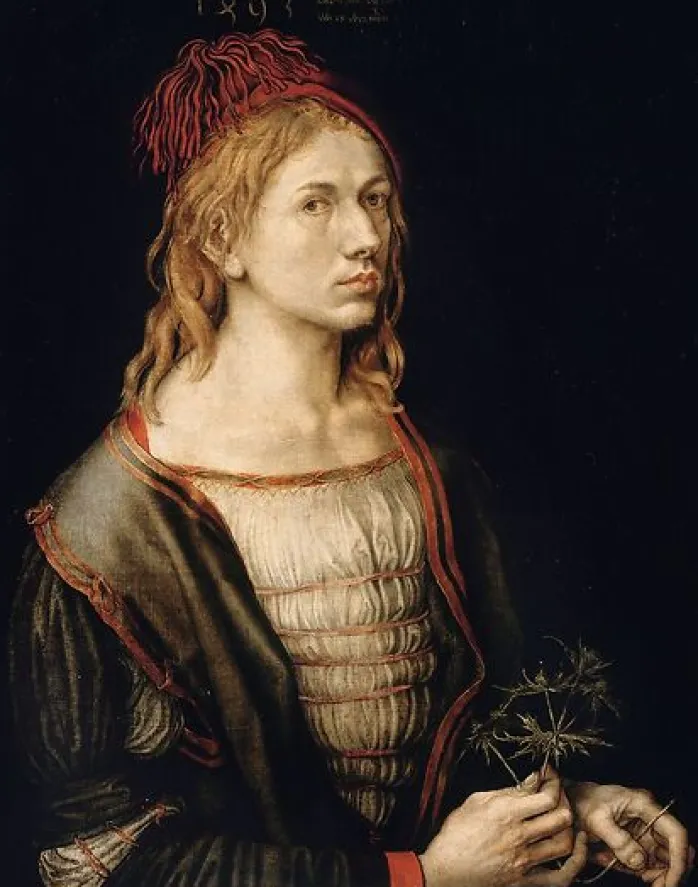 Portrait de l'artiste au chardon (toiles sur châssis)