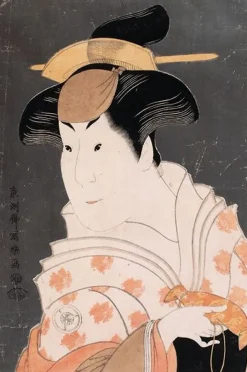 Portrait de l'onnagata Iwai Hanshirô IV dans le rôle de Shigenoi (panneaux acryliques)