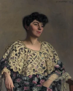 Portrait de Marthe Mellot (1870-1947), actrice, femme de Alfred Natanson (toiles encadrées)
