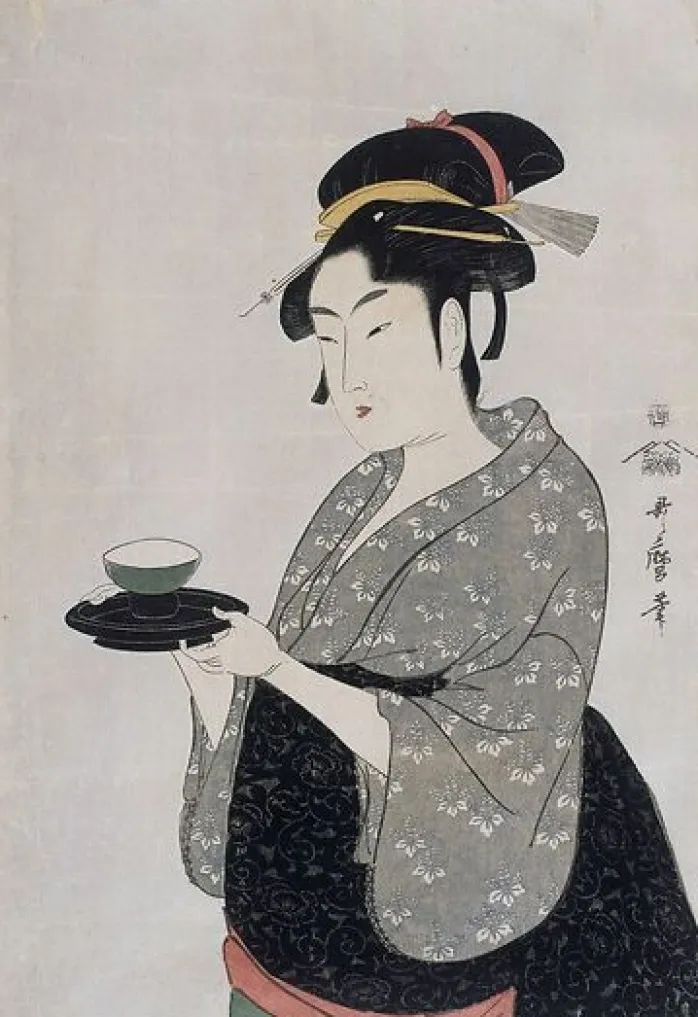Portrait de Naniwaya Okita (toiles sur châssis)