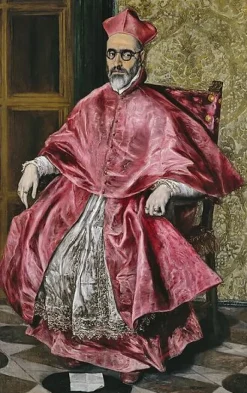 Portrait du cardinal Niño de Guevara (détail) (panneaux aluminium)