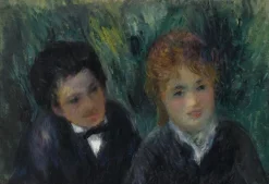 Portrait d'un jeune homme et d'une jeune fille (panneaux aluminium)