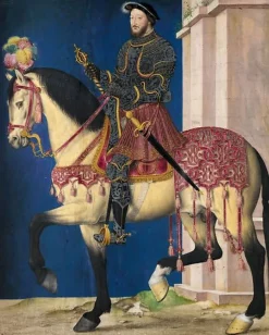 Portrait équestre de François Ier (panneaux acryliques)