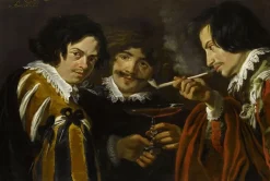 Online Portraits d'artistes (S. de Vos, J. Cossier et Gerelof) en fumeurs et buveurs (toiles sans cadre) Toiles Sans Cadre|Affiches D'Art Encadrées