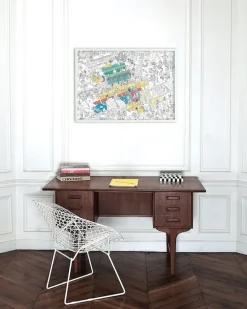 Poster géant à colorier Musées d'Orsay et de l'Orangerie - OMY