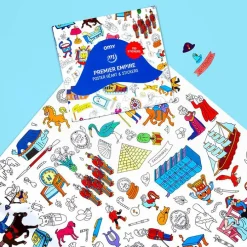 Poster géant à décorer et stickers Premier Empire - OMY