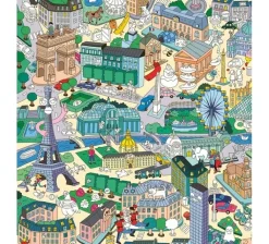 Poster géant et stickers - Paris Loisirs Créatifs