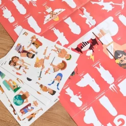 Clearance Poster pédagogique Mythologie + 38 stickers - Poppik Loisirs Créatifs