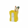 Pot à crayons en plastique Taille-crayon Jaune - Balvi