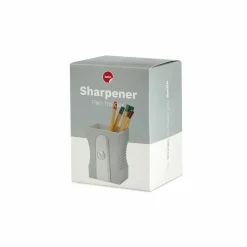 Best Pot à crayons en plastique - Taille-crayon Gris - Balvi Design|Accessoires De Bureau