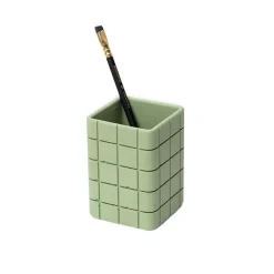 Best Pot à crayon Tidy Vert palmier - Block Design Design|Accessoires De Bureau