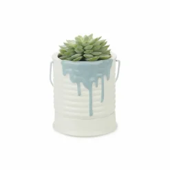 Online Pot de fleur en céramique Peinture bleue - Balvi Design|Art De La Maison