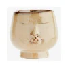 Pot de fleurs Visage Beige / brun
