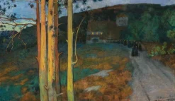Procession au crépuscule (détail) (toiles encadrées)