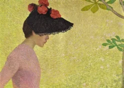 Profil de jeune fille (toiles encadrées)