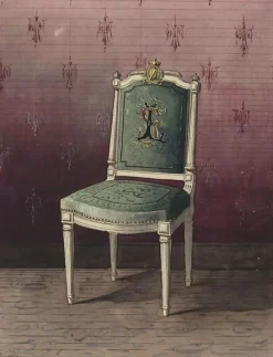 Projet de chaise recouverte d'une tapisserie (panneaux aluminium)