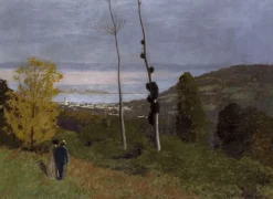 Promenade à Honfleur (panneaux aluminium)