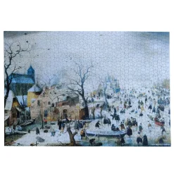 Puzzle 1 000 pièces Hendrick Avercamp - Paysage d'hiver - Ravensburger et Rijks Museum