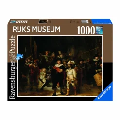 New Puzzle 1 000 pièces Rembrandt - La ronde de nuit - Ravensburger et Rijks Museum Loisirs Créatifs