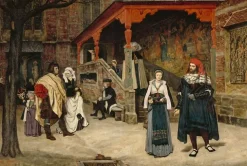 Outlet Rencontre de Faust et Marguerite, 1860 (panneaux acryliques) Panneaux Acryliques|Affiches D'Art