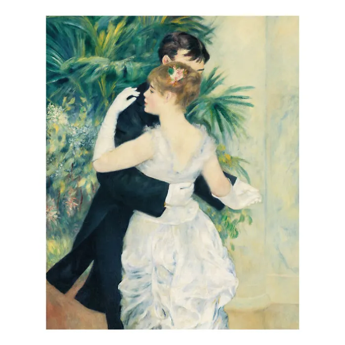 Reproduction Auguste Renoir - Danse à la ville, 1883 - 24x30cm
