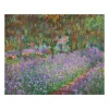 Reproduction Claude Monet - Le jardin de l'artiste à Giverny, 1900 - 24x30cm