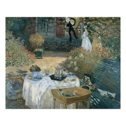 Online Reproduction Claude Monet - Le déjeuner, vers 1873 - 24x30cm Affiches Et Reproductions