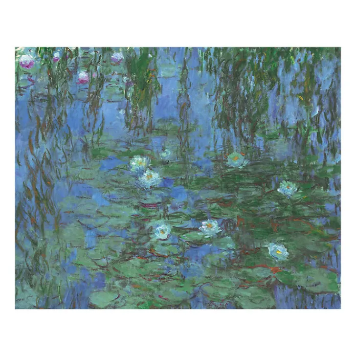 Outlet Reproduction Claude Monet - Nymphéas bleus, entre 1916 et 1919 - 24x30cm Affiches Et Reproductions