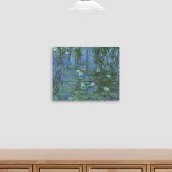 Outlet Reproduction Claude Monet - Nymphéas bleus, entre 1916 et 1919 - 24x30cm Affiches Et Reproductions