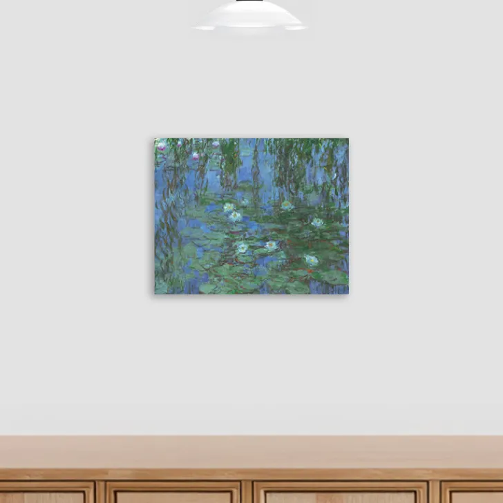 Outlet Reproduction Claude Monet - Nymphéas bleus, entre 1916 et 1919 - 24x30cm Affiches Et Reproductions