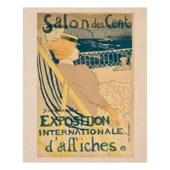 Discount Reproduction Henri de Toulouse-Lautrec - Salon des Cent - 24x30 cm Affiches Et Reproductions
