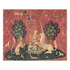 Reproduction La Dame à la Licorne : La vue, vers 1500 - 24x30cm
