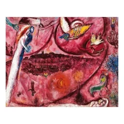 Outlet Reproduction Marc Chagall - Cantique des cantiques III, 1960 - 24x30cm Affiches Et Reproductions