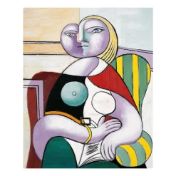 Best Reproduction Pablo Picasso - La lecture, 1932 - 24x30cm Affiches Et Reproductions