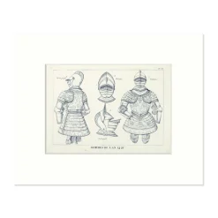Reproduction sous Marie-Louise - Armure de combat à pied dite atonne, 1550 Affiches Et Reproductions